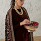 EMBROIDERED VELVET SHAWL VS-32