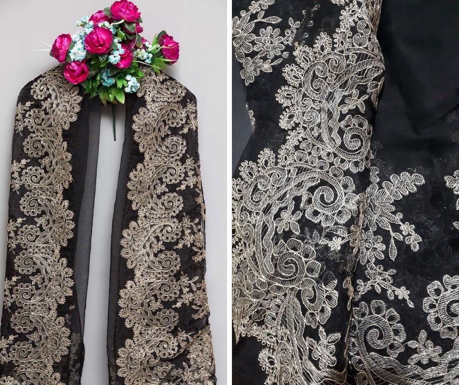 Organza Emb Dopatta