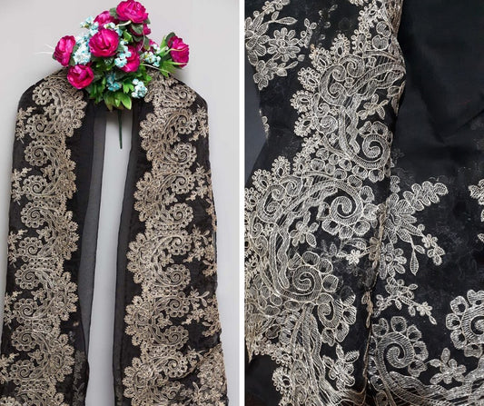 Organza Emb Dopatta