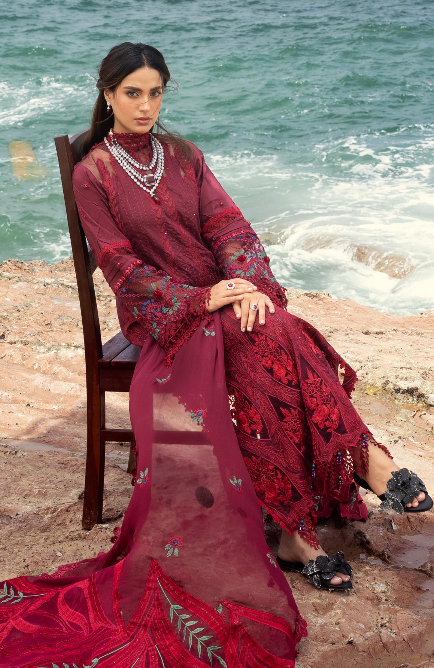 Mahiymaan 3 Piece Unstitched Luxury Lawn-MLL-26-05