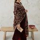 EMBROIDERED VELVET SHAWL VS-32