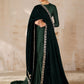 EMBROIDERED VELVET SHAWL VS-59