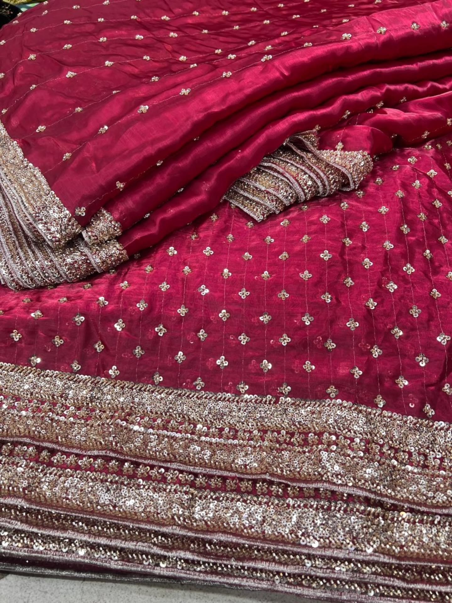 Ruby Red-Sheesha Silk