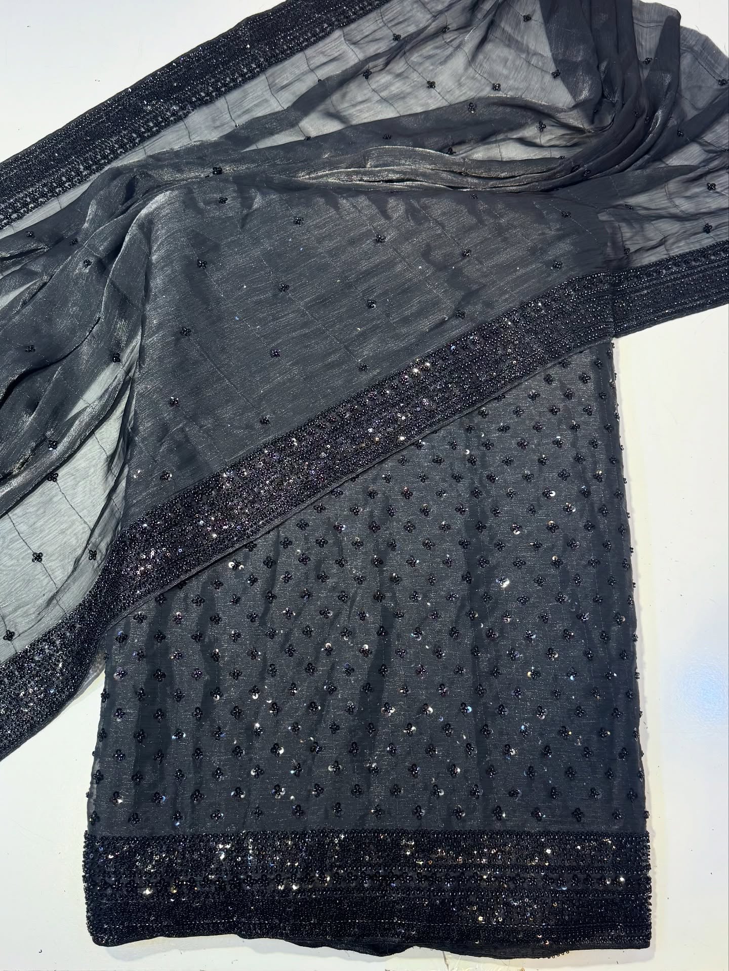 Coal Black- Sheesha Silk