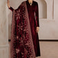 EMBROIDERED VELVET SHAWL VS-69