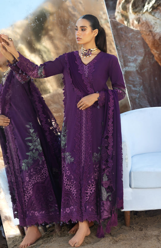 Mahiymaan 3 Piece Unstitched Luxury Lawn-MLL-26-07