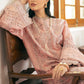 EMBROIDERED SELF JACQUARD LAWN SL11-D08