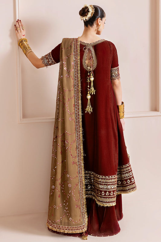 Embroidered Velvet Formal CVF D-13