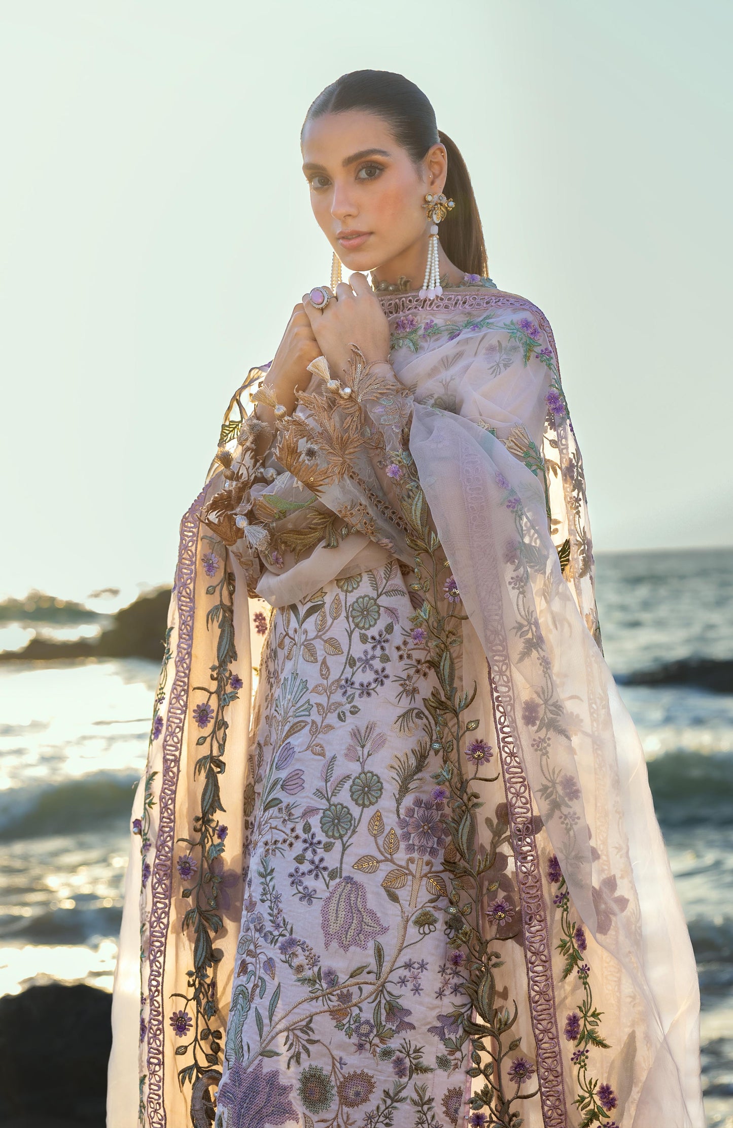 Mahiymaan 3 Piece Unstitched Luxury Lawn-MLL-26-08