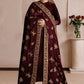 EMBROIDERED VELVET SHAWL VS-70