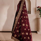 EMBROIDERED VELVET SHAWL VS-70
