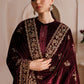 EMBROIDERED VELVET SHAWL VS-70