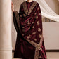 EMBROIDERED VELVET SHAWL VS-70