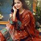 AJUBEP-04 Printed Embroidered Cambric Unstitched 3 Pcs