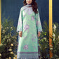 AJUBEP-09 Printed Embroidered Cambric Unstitched 3 Pcs