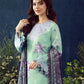 AJUBEP-09 Printed Embroidered Cambric Unstitched 3 Pcs