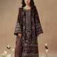 AJUBEP-06 Printed Embroidered Cambric Unstitched 3 Pcs