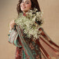 AJUBEP-05 Printed Embroidered Cambric Unstitched 3 Pcs