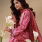 AJUBEP-02 Printed Embroidered Cambric Unstitched 3 Pcs