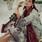 AJUBEP-03 Printed Embroidered Cambric Unstitched 3 Pcs