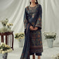 AJUBEP-01 Printed Embroidered Cambric Unstitched 3 Pcs