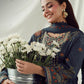AJUBEP-01 Printed Embroidered Cambric Unstitched 3 Pcs