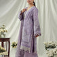 AJUBEP-08 Printed Embroidered Cambric Unstitched 3 Pcs