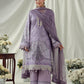 AJUBEP-08 Printed Embroidered Cambric Unstitched 3 Pcs