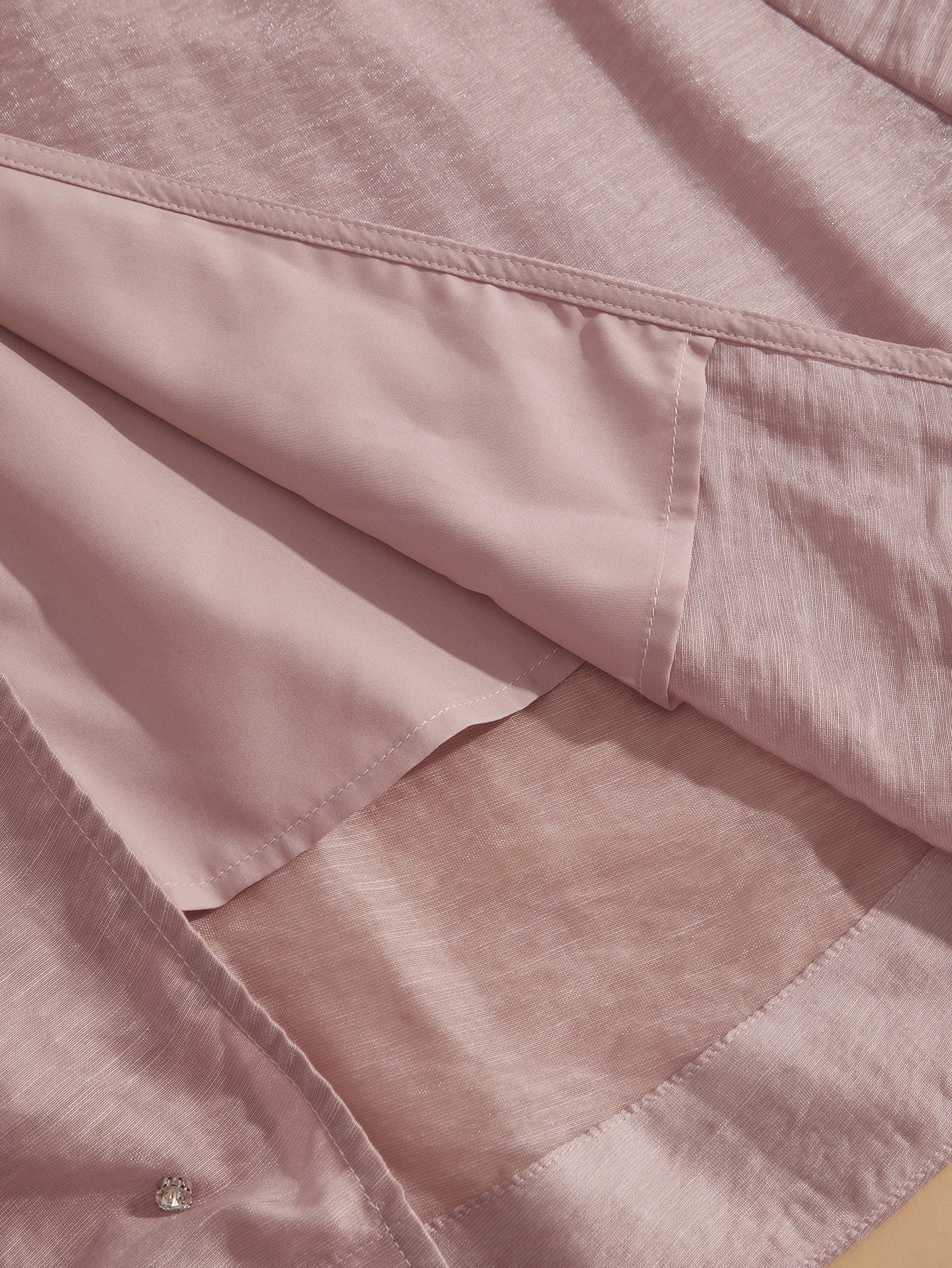 Women's Long Dress With 3D Rhinestone Decor