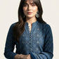 Ajrak Moroccan Indigo Two-Piece Lawn Set – Organic Dye Block Print