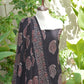 Ajrak Black Anbi Kakkar Unstitched Two-Piece – Luxury Organic Dye Hand Block Print Ajrak Design Dress Lawn