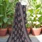 Ajrak Black Anbi Kakkar Unstitched Two-Piece – Luxury Organic Dye Hand Block Print Ajrak Design Dress Lawn