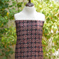 Ajrak Black Design Dress Floranza Two-Piece – Organic Dye Hand Block Printed Lawn Shirt & Dupatta