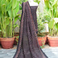 Ajrak Black Kerry – Unstitched Lawn Two-Piece (Shirt & Dupatta)