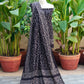 Ajrak Design Dress Black Panthera Pardus – Organic Dye Hand Block Printed Two-Piece (Lawn)