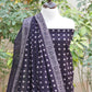 Ajrak Design Dress Cosmic Diamonds Black – Organic Dye Hand Block Printed Lawn Two-Piece (Shirt & Dupatta)