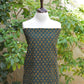 Ajrak Design Dress – Organic Dyed Hand Block Printed Green with Maroon Filling Tiny Lotus Flowers Unstitched Lawn Two-Piece