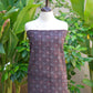Organic Dye Hand Block Print Ajrak Lawn Dress – Moroccan Black Contrast Shirt & Dupatta (Unstitched, 2.5m Each)