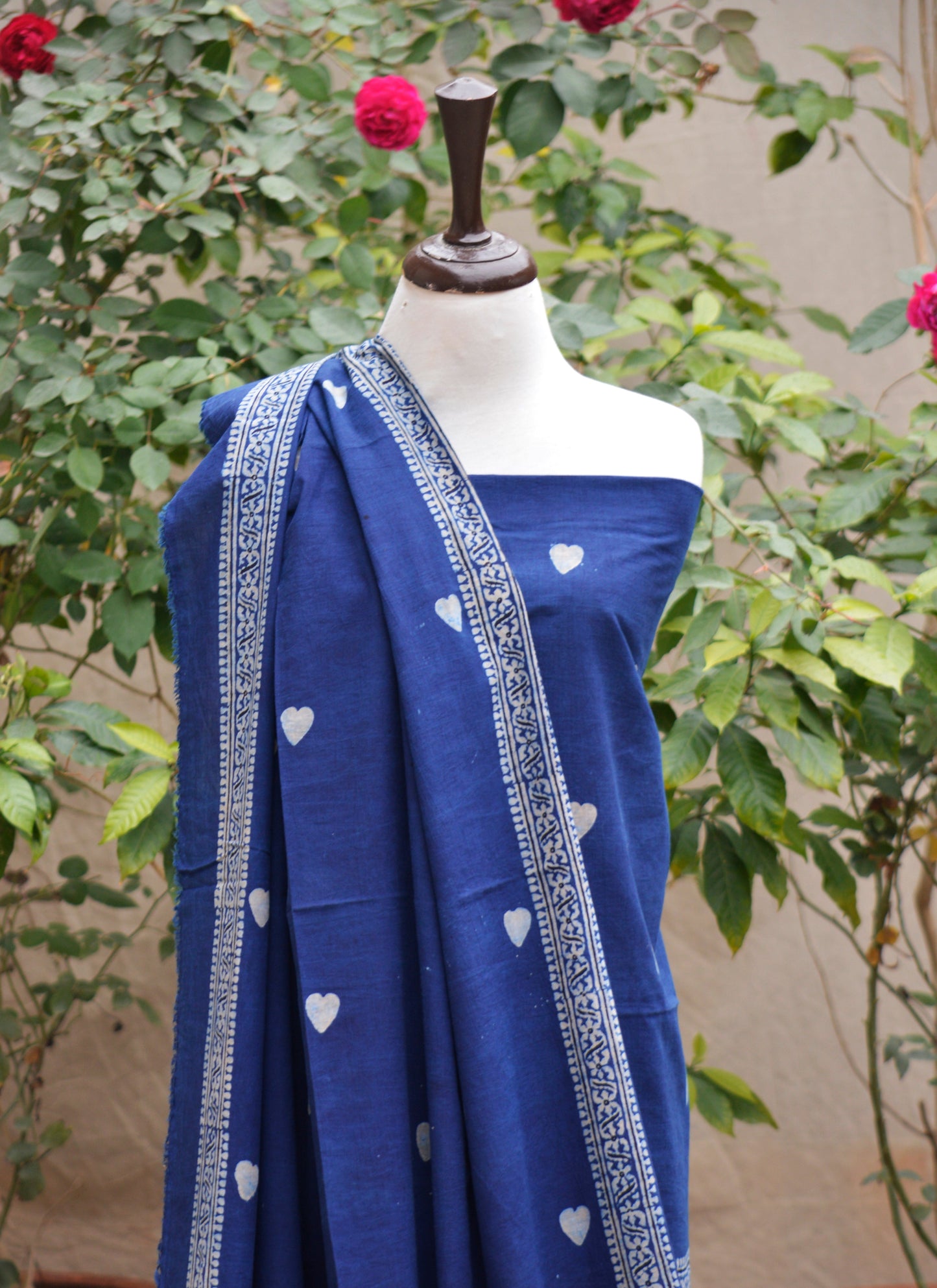 Ajrak Design Dress Ajrak Neela – Organic Dye Hand Block Printed Two-Piece ( Lawn)