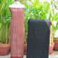 Ajrak Design Dress – Red Stripe Kurta & Black Trouser Set (Organic Dye, Unstitched)