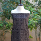 Ajrak Design Dress Chunri Black (Lawn) – Luxury Organic Dye Hand Block Printed Two-Piece
