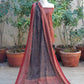 Ajrak Phulli Contrast – Luxury Organic Dye Hand Block Printed Ajrak Design Dress Two-Piece Lawn