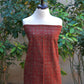 Ajrak Phulli Contrast – Luxury Organic Dye Hand Block Printed Ajrak Design Dress Two-Piece Lawn