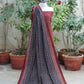 Ajrak Floral Red & Black Two-Piece – Hand Block Printed Lawn Shirt & Dupatta (Unstitched)