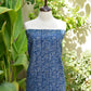 Ajrak Indigo Floral Bel – Unstitched Two-Piece Dress (Lawn Fabric)