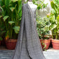 Ajrak Design Dress Grey Moroccan – Organic Dye Hand Block Printed Two‑Piece (Lawn)