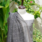 Ajrak Design Dress Grey Moroccan – Organic Dye Hand Block Printed Two‑Piece (Lawn)