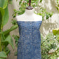 Ajrak Indigo Floral Unstitched Two-Piece – Organic Dye Hand Block Printed Lawn