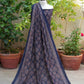 Ajrak Navy Blue Lawn Suit – Organic Dye Hand Block Printed Ajrak Design Dress