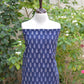 Ajrak Mountain Buta Indigo Hand Block Printed Unstitched Lawn Two-Piece (Shirt & Dupatta) | Ajrak Design Dress